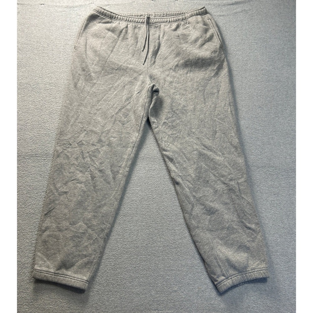 NordicTrack Fleece Sweatpants Drawstring Jogger Mens XL Gray Lounge Athletic